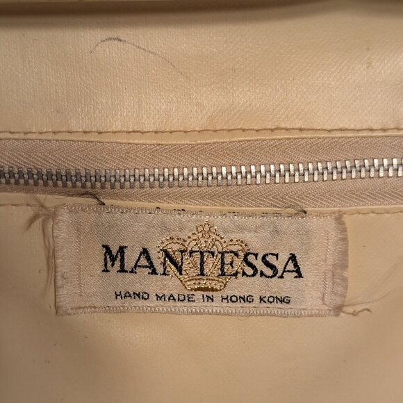 VINTAGE Mantessa 1960s dual sided purse - straw wicker handbag - Golden Girls - Picture 14 of 16